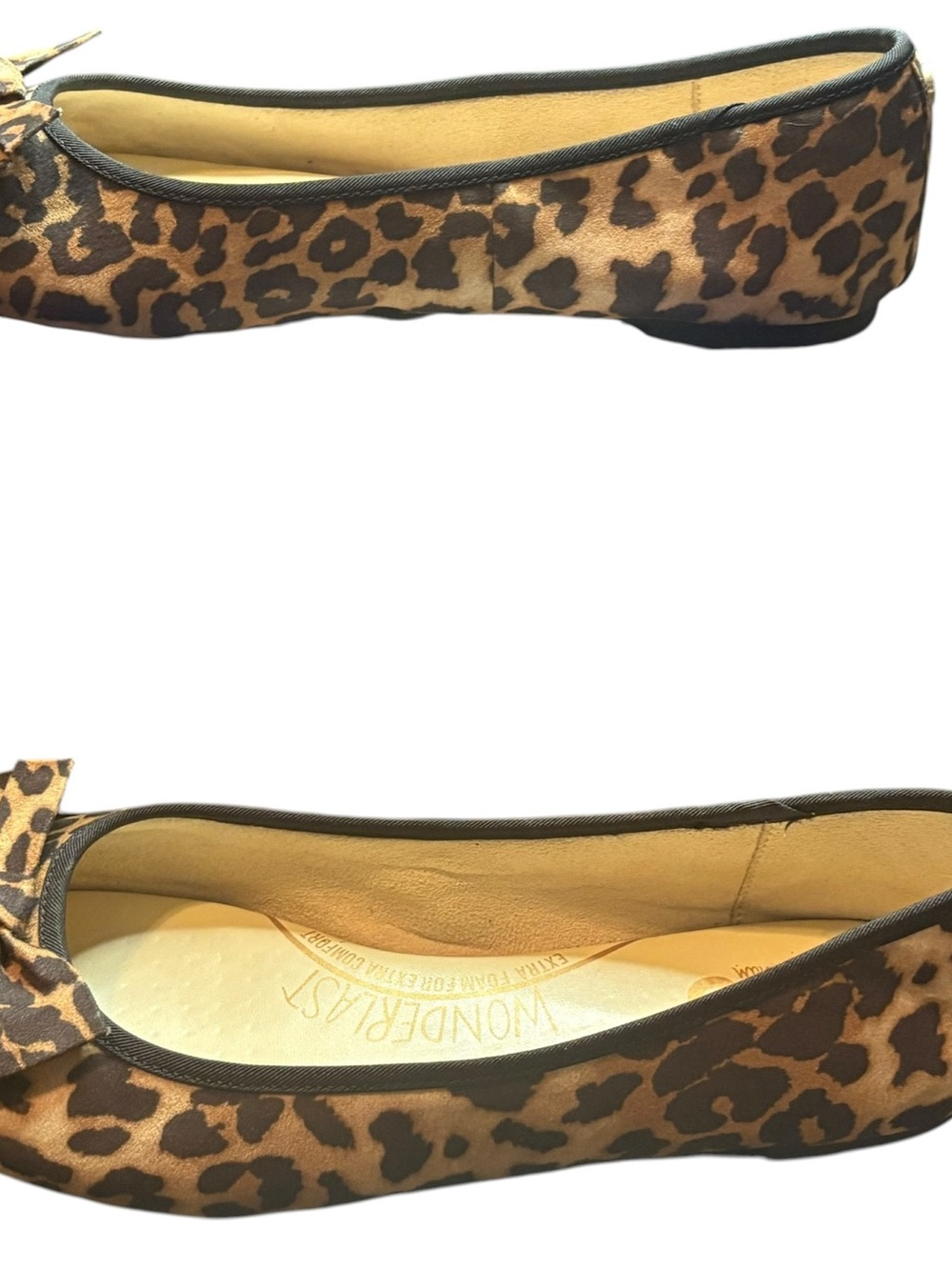 Circus by Sam Edelman Wonderlast Leopard Bow Ballet Flats Size 10